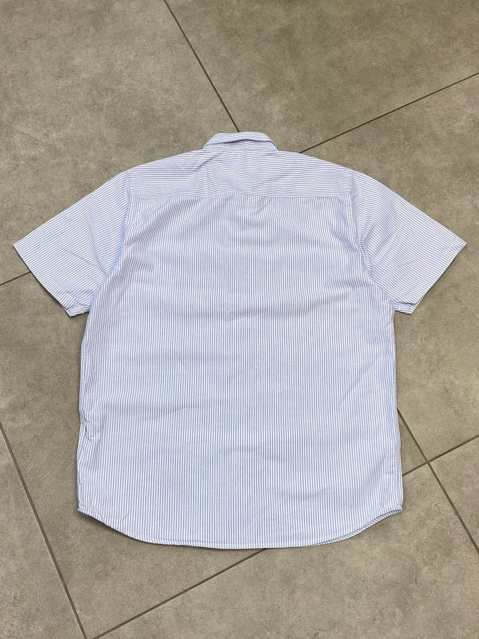Norse Projects Norse Projects Theo Oxford Short Sleeve Striped Button Shirt Size US M / EU 48-50 / 2 - 2 Thumbnail