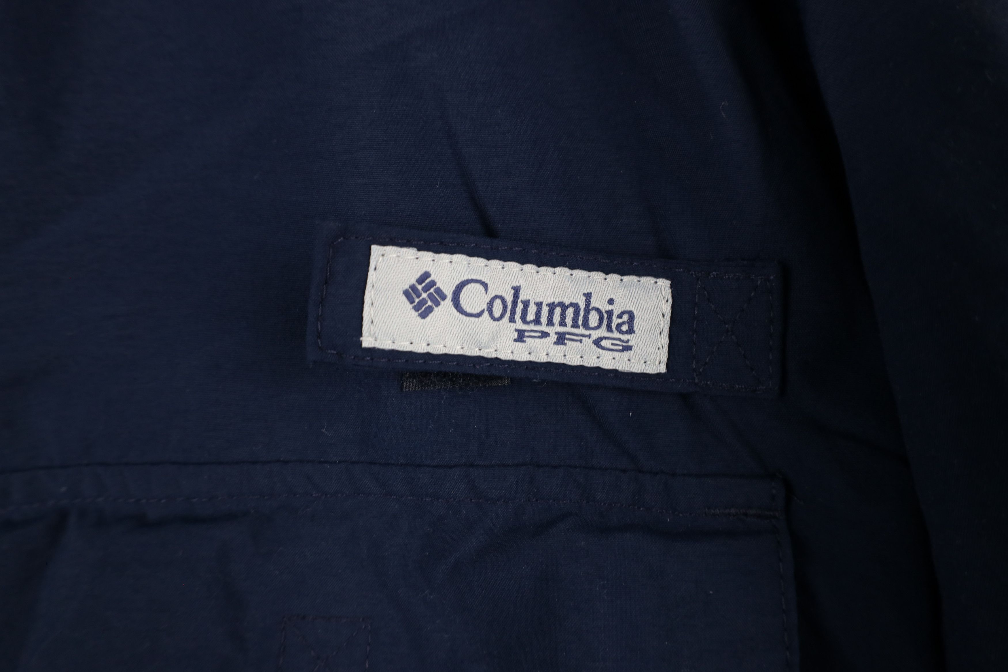 Columbia × Vintage Columbia PFG Performance Fishing Gear Button Shirt Navy Blue Size US XXL / EU 58 / 5 - 4 Thumbnail