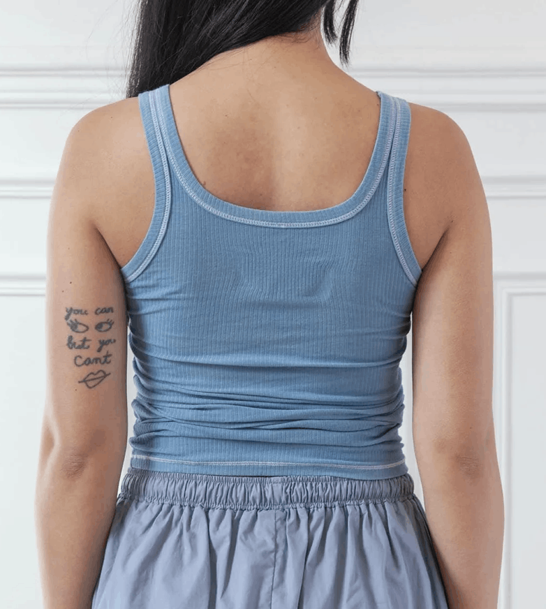 Baserange Baserange Cotton Rib Heart Tank Size L / US 10 / IT 46 - 3 Thumbnail
