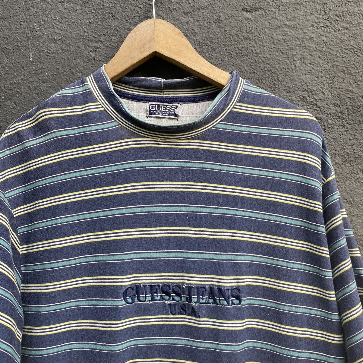 A$AP Rocky × Guess Thrashed Faded 90s A$ap Rocky X Guess Stripe Tee Size US M / EU 48-50 / 2 - 2 Thumbnail