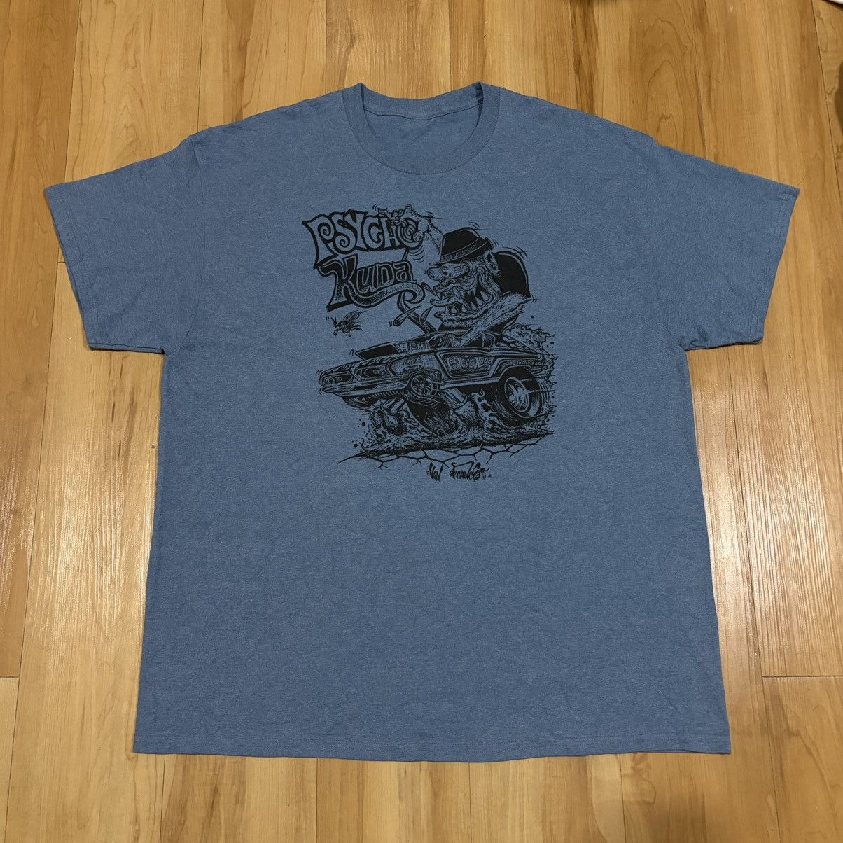 Vintage Psycho kuda von franco hot rod t-shirt Size US XL / EU 56 / 4 - 1 Thumbnail