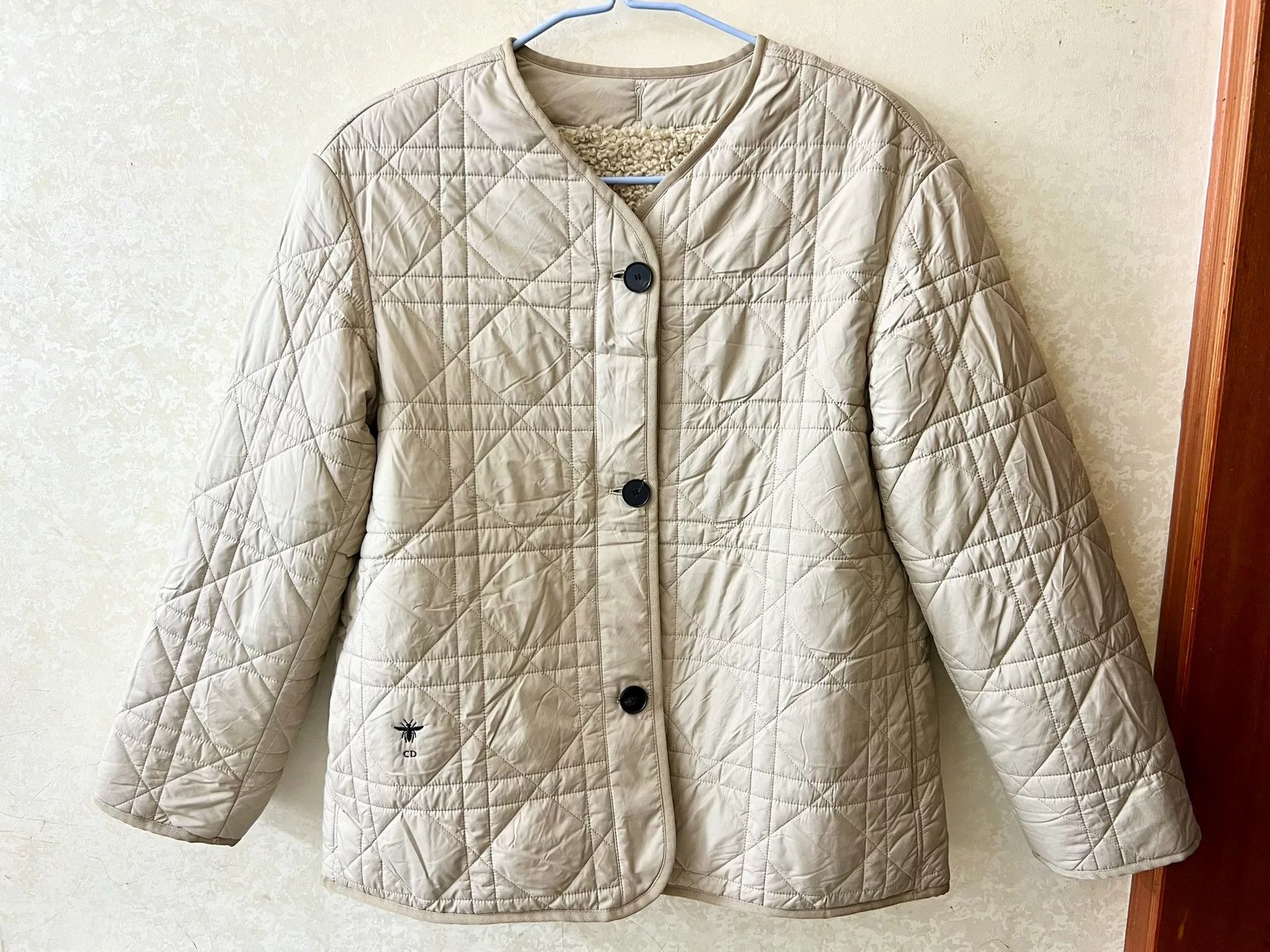 Dior reversible dior quilted coat in beige Size US XS / EU 42 / 0 - 1 Thumbnail