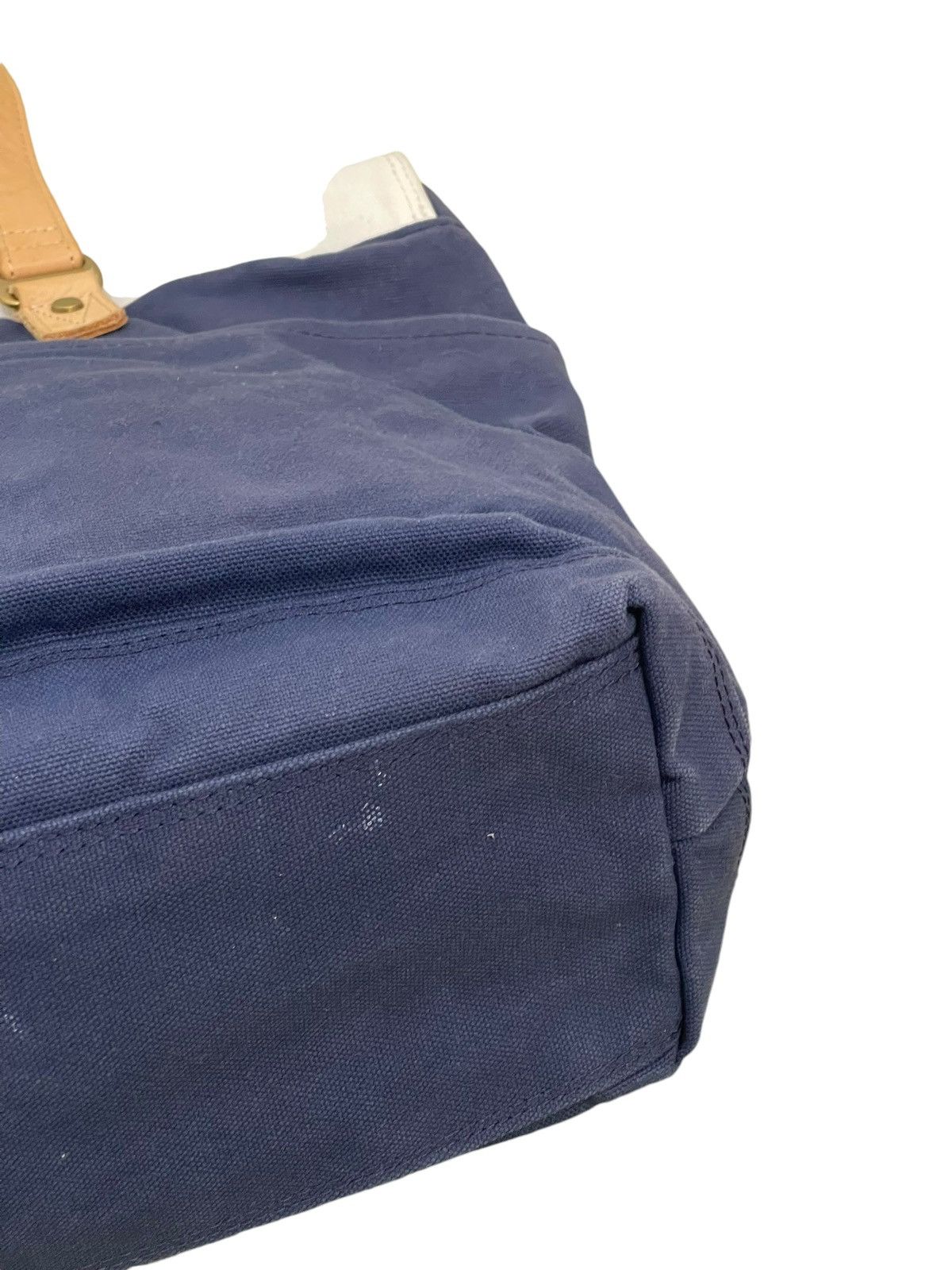MasterPiece Cotton Canvas Leather Masterpiece Japan Tote Bag 9🟩 Size ONE SIZE - 18 Thumbnail