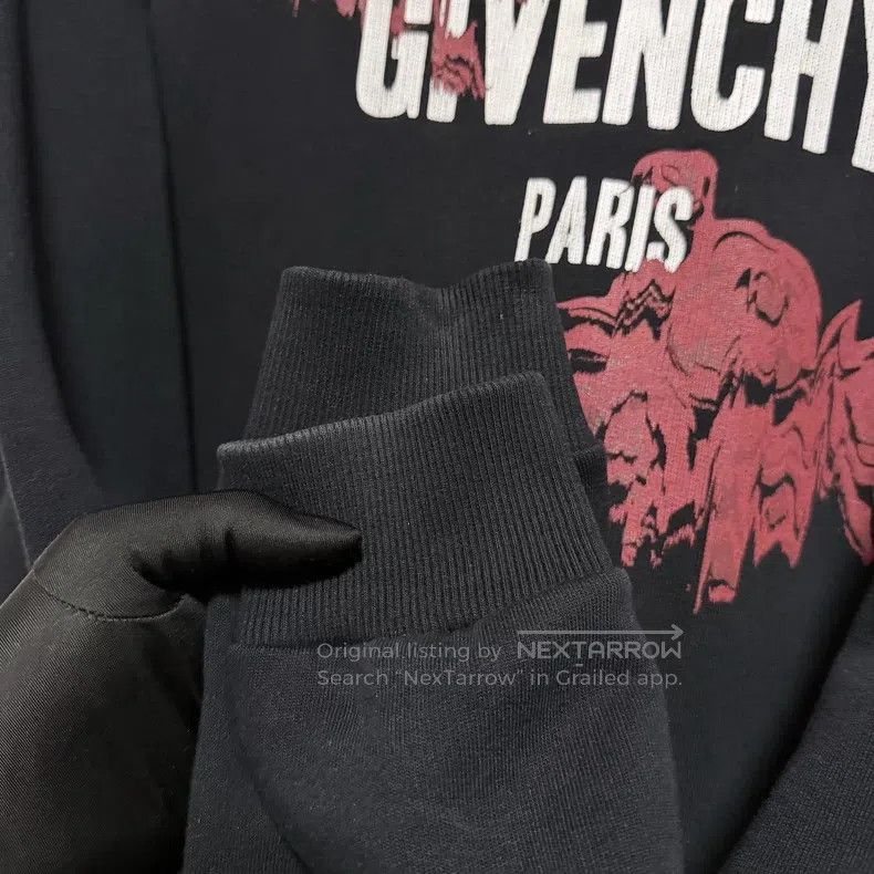 Givenchy Givenchy Rose Flower Classic Printed Logo Sweatshirt Size US S / EU 44-46 / 1 - 5 Thumbnail