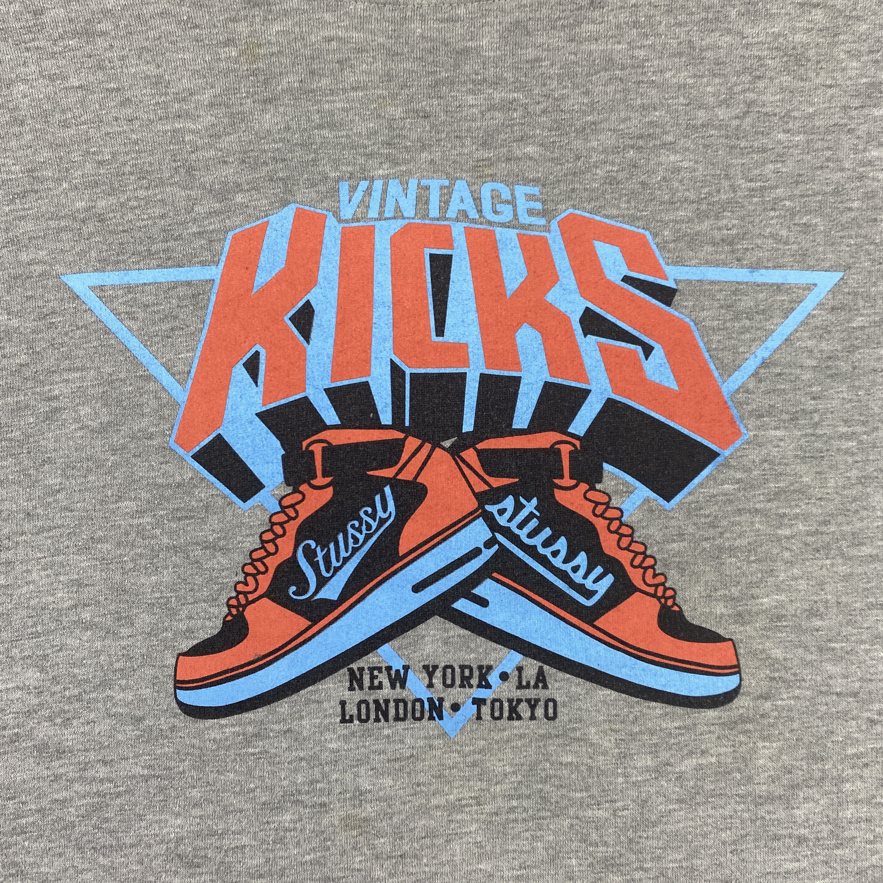 Stussy Vintage Stussy Vintage Kicks Sweatshirt USA - SW197 Size US L / EU 52-54 / 3 - 3 Thumbnail
