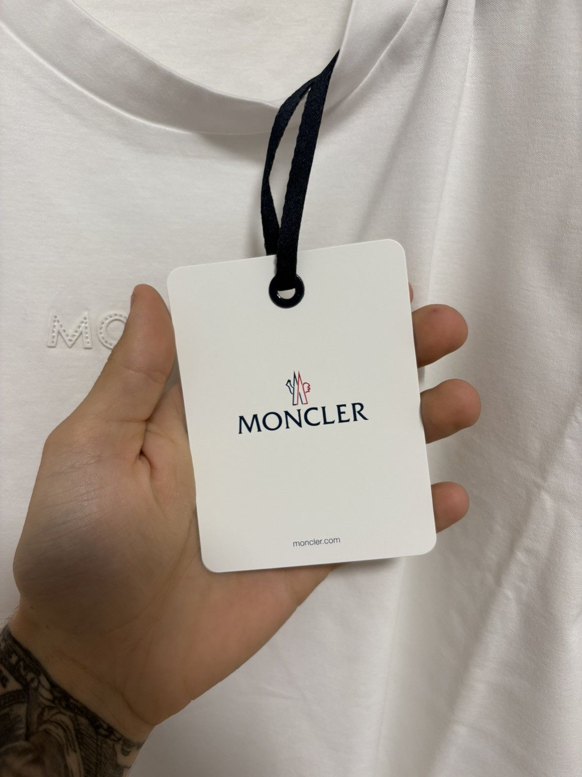 Moncler Moncler Short Sleeve T-Shirt Size US L / EU 52-54 / 3 - 8 Thumbnail