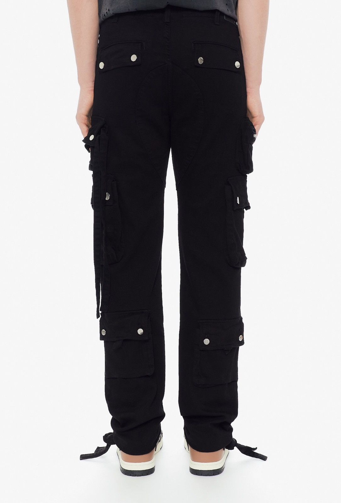 Amiri Last Size Amiri Tactical Black Cargo Denim Pants Size US 33 - 2 Thumbnail