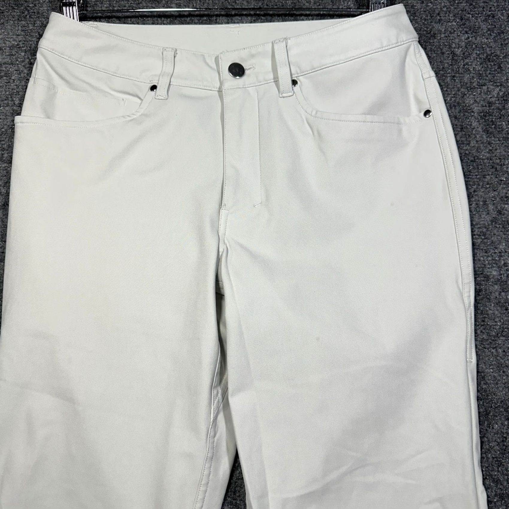 Lululemon Lululemon Womens Pants 28 Light Gray Stretch Chino Zip Fly Pockets Size 28" / US 6 / IT 42 - 3 Thumbnail