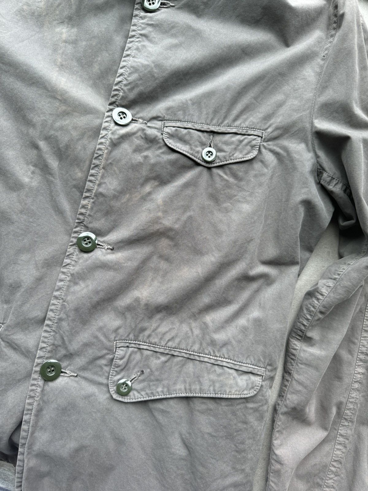 STILL BY HAND Still By Hand Japan Mens Military Khaki Green Hunting Jacket Size US S / EU 44-46 / 1 - 13 Thumbnail