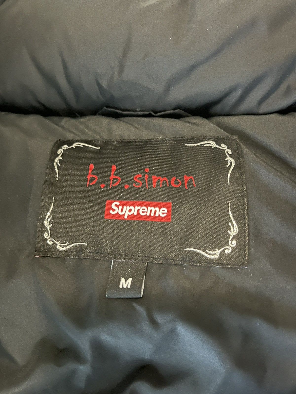 B.B. Simon × Supreme Supreme B.B Simon studded puffer jacket Size US M / EU 48-50 / 2 - 8 Thumbnail
