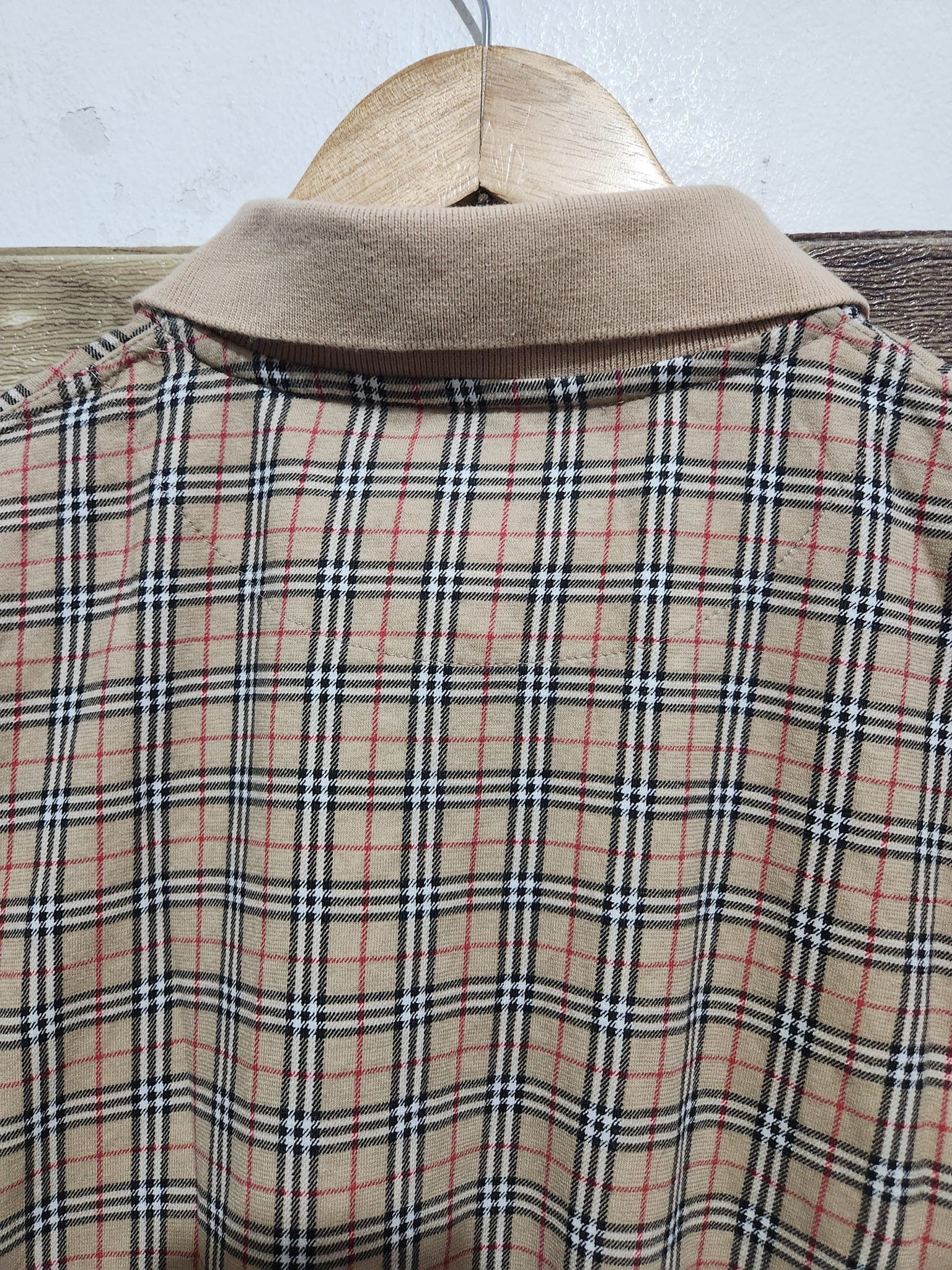 Burberry × Vintage Vintage Burberrys Polo Shirt Checkered Size US M / EU 48-50 / 2 - 6 Thumbnail