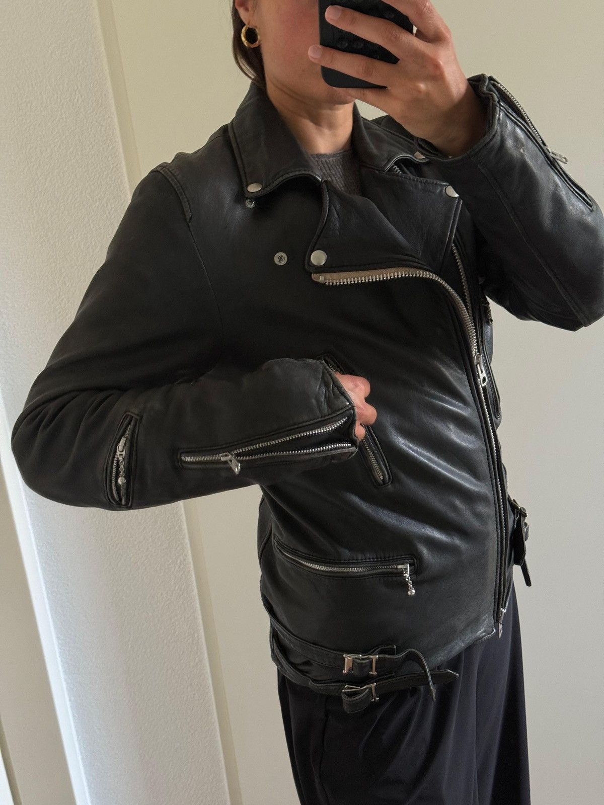 NANO universe Nano Universe leather jacket size s/m Size US S / EU 44-46 / 1 - 3 Thumbnail