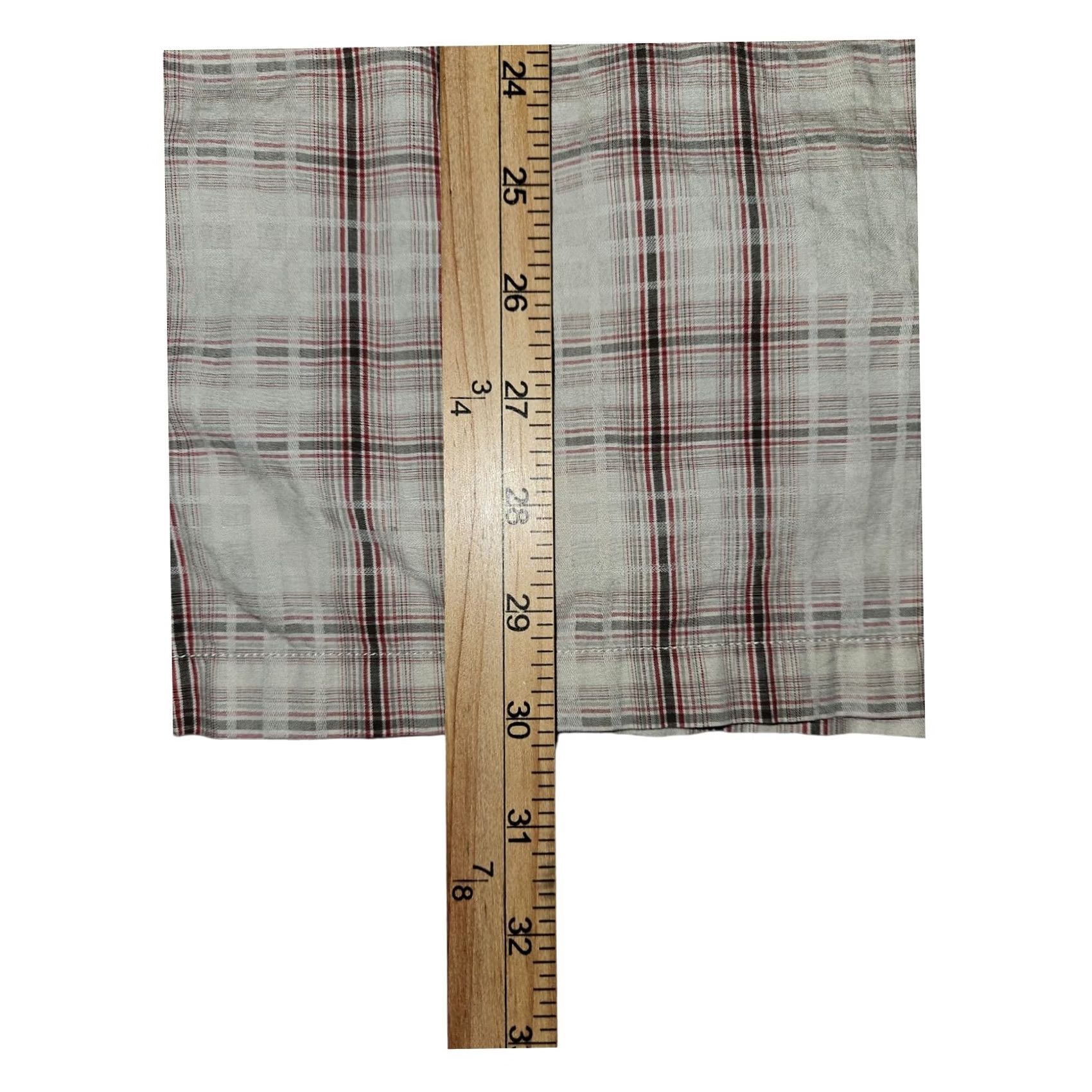Vintage Columbia Button Shirt Short Sleeve Men's XXL Cream Red Plaid Casual Outdoors Size US XXL / EU 58 / 5 - 4 Thumbnail