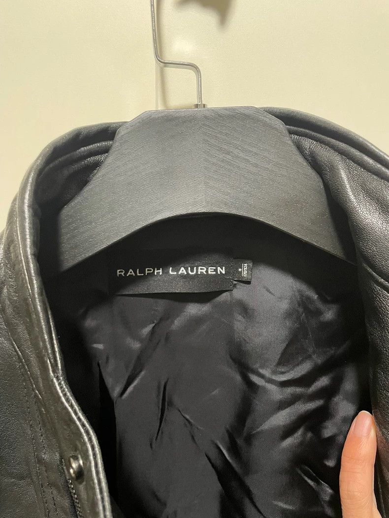 RRL Ralph Lauren RRL Ralph Lauren Black Label Venom Leather Coat Motorcycle Size US S / EU 44-46 / 1 - 7 Thumbnail