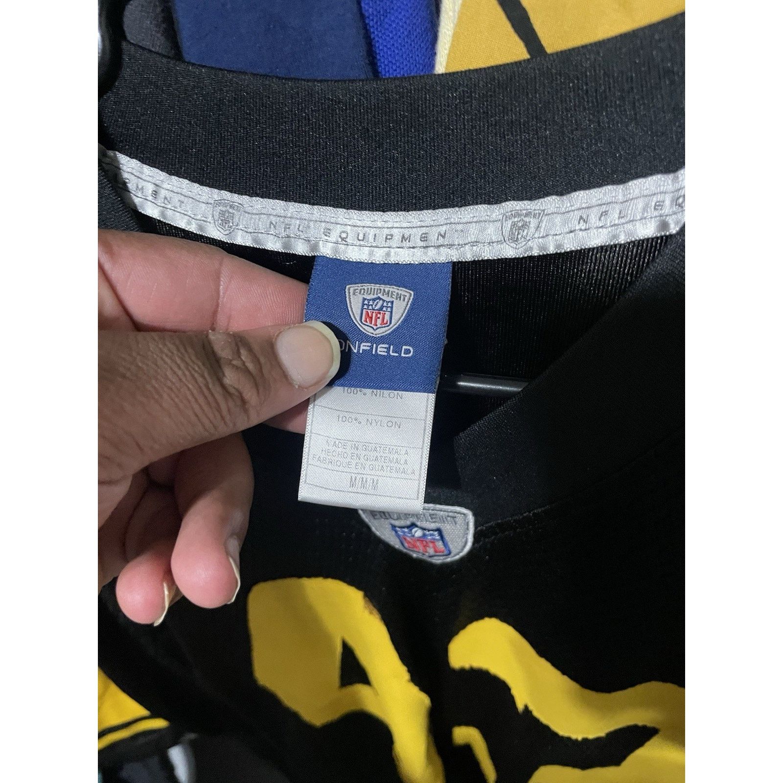 Reebok Size M-Vtg Custom Danielle Pitt Steelers Polamalu #43 jersey Size US M / EU 48-50 / 2 - 3 Thumbnail