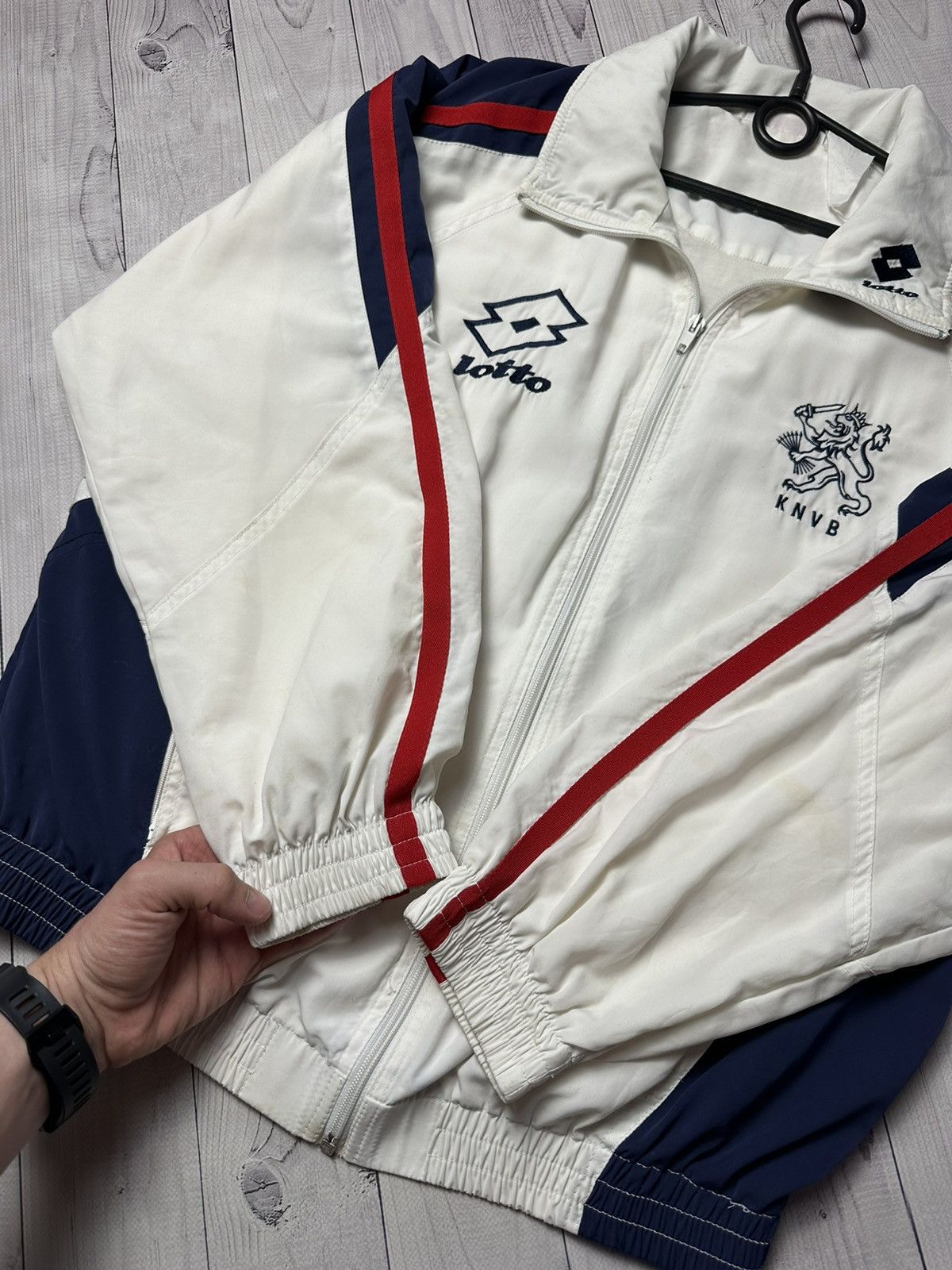 Lotto Sport Vintage Lotto Nederland soccer track jacket Holland rare M Size US M / EU 48-50 / 2 - 7 Thumbnail