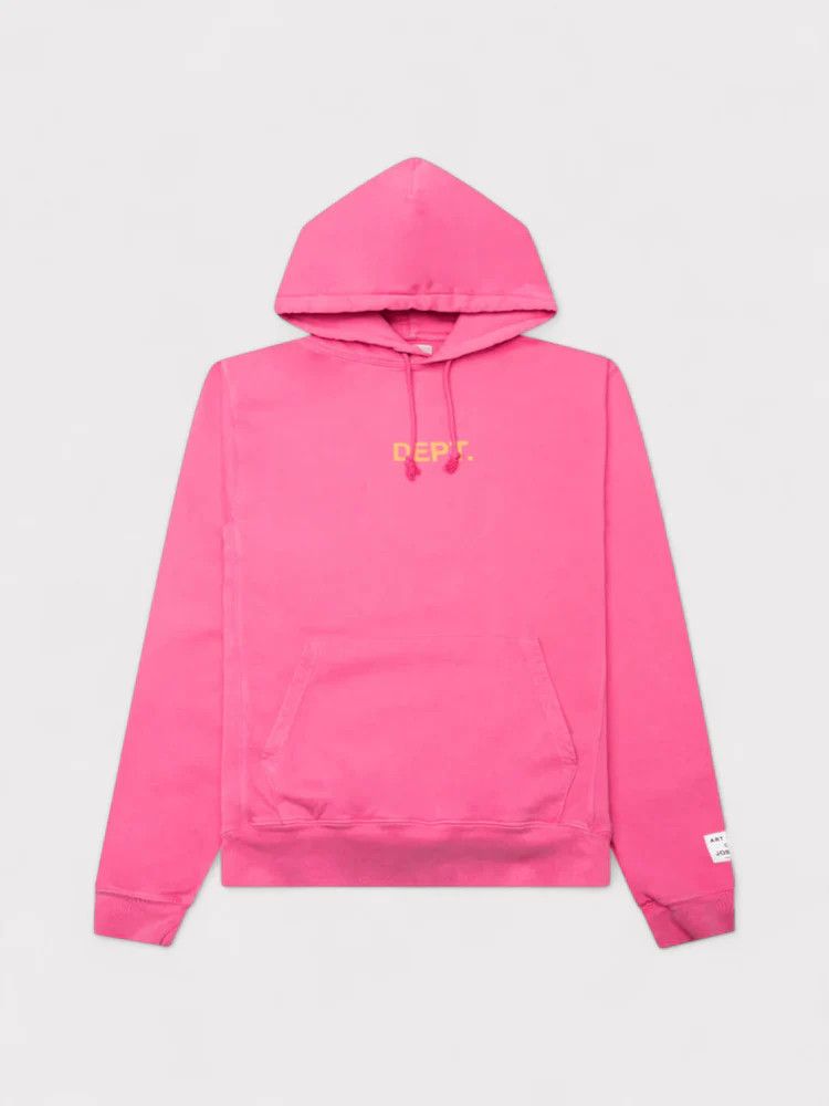 Gallery Dept. o1mle0825 Dept Logo Hoodie in Flo Pink Size US XXL / EU 58 / 5 - 1 Thumbnail