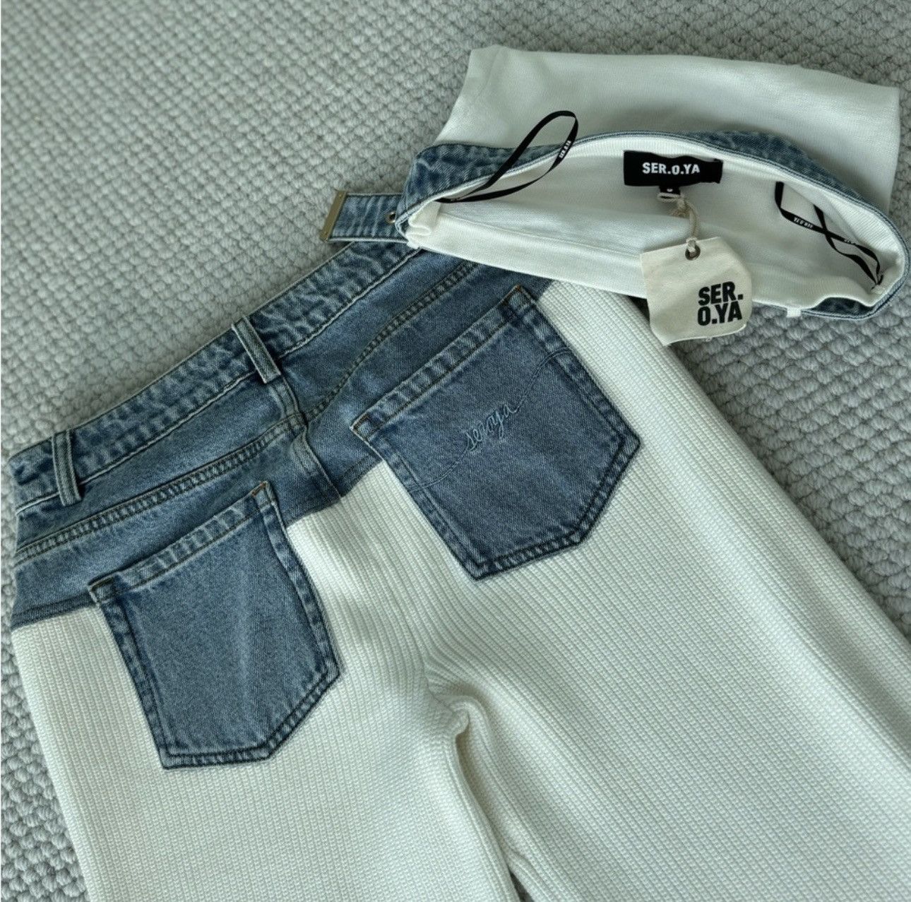 Retrofete Retrofete SER.O.YA knit denim set Size S / US 4 / IT 40 - 5 Thumbnail
