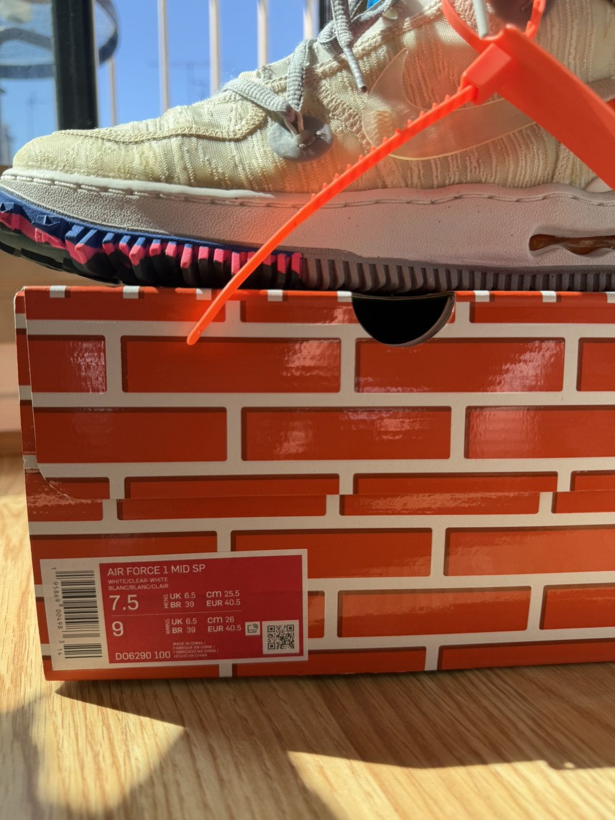 Nike × Off-White Nike Air Force 1 Mid SP x Off-White Size US 7.5 / EU 40-41 - 5 Thumbnail