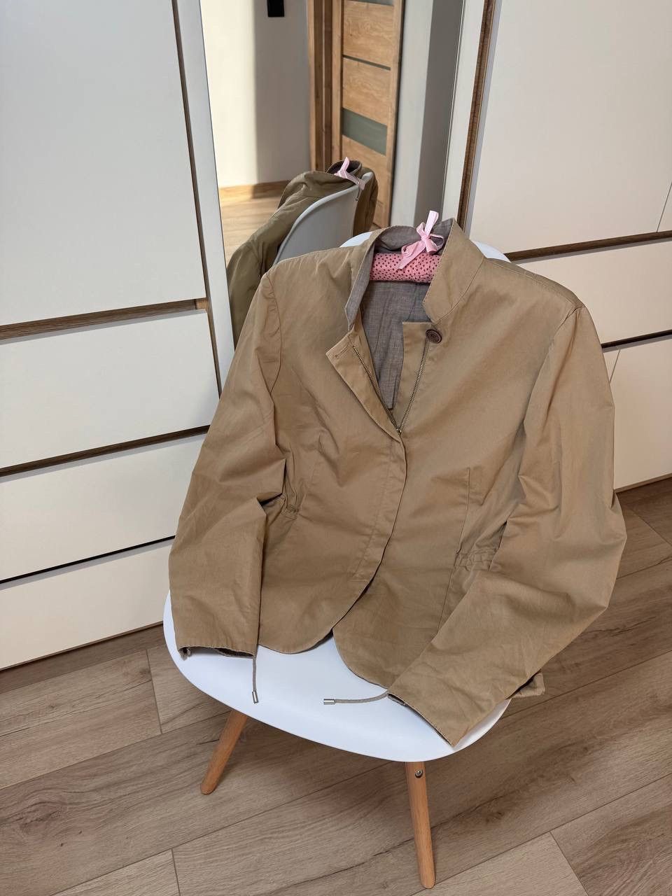 Brunello Cucinelli Brunello Cucinelli Lightweight Tan Jacket Size 46 Size L / US 10 / IT 46 - 1 Thumbnail