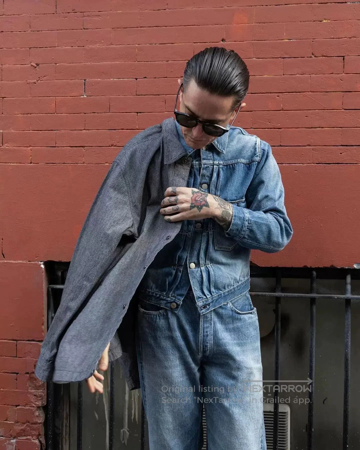 Full Count & Co. Classic Dartford Denim Jacket by FULLCOUNT. Size US M / EU 48-50 / 2 - 9 Thumbnail