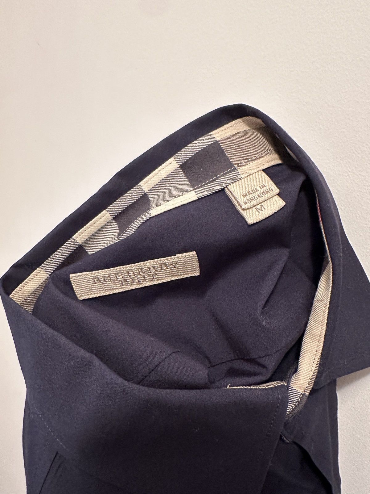 Burberry Burberry Brit Dress Shirt Navy M Size US M / EU 48-50 / 2 - 4 Thumbnail