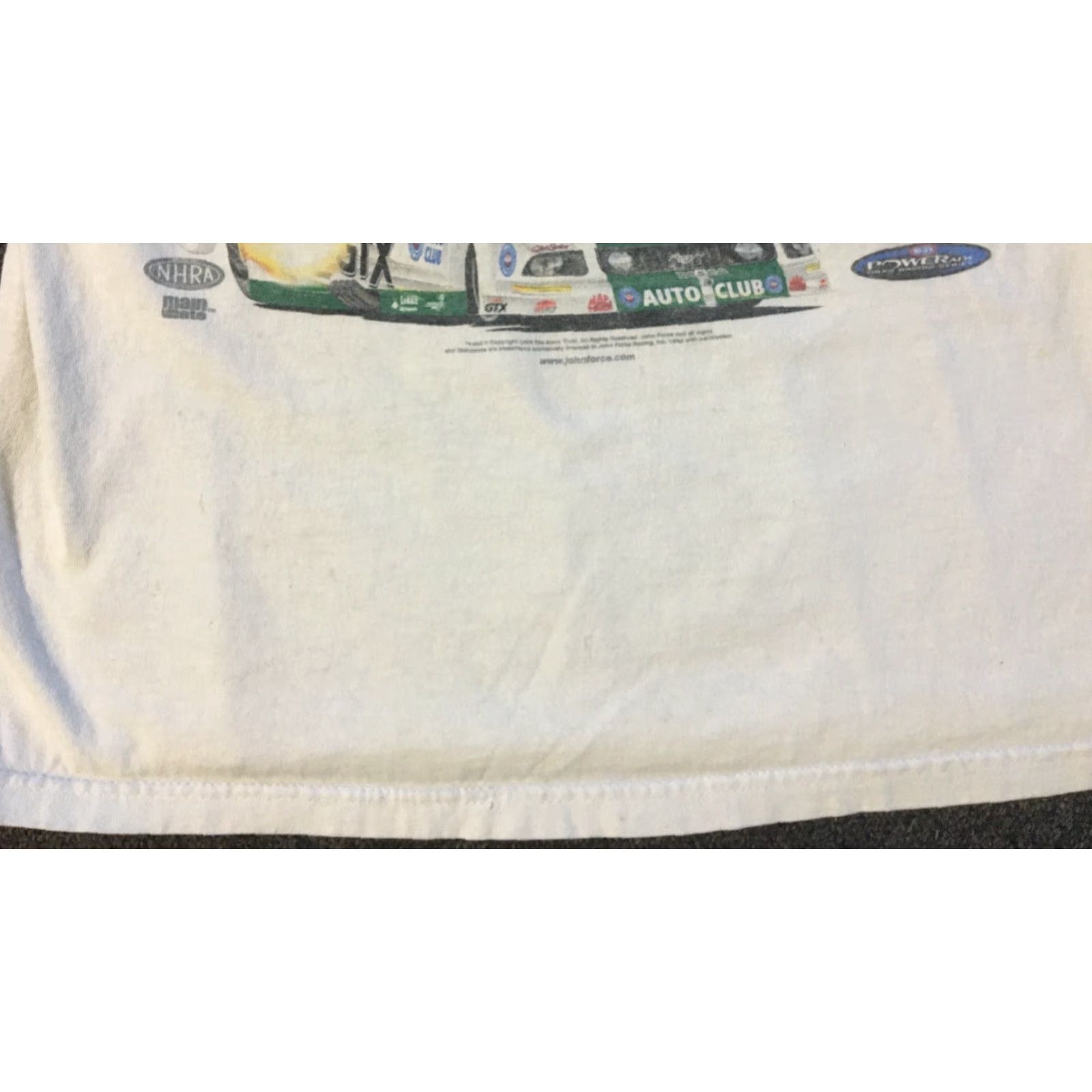Anvil VINTAGE John Ashley Force Father Like Daughter Shirt M White 90s Grunge NASCAR Racing Mens T-Shirt Size US M / EU 48-50 / 2 - 5 Thumbnail