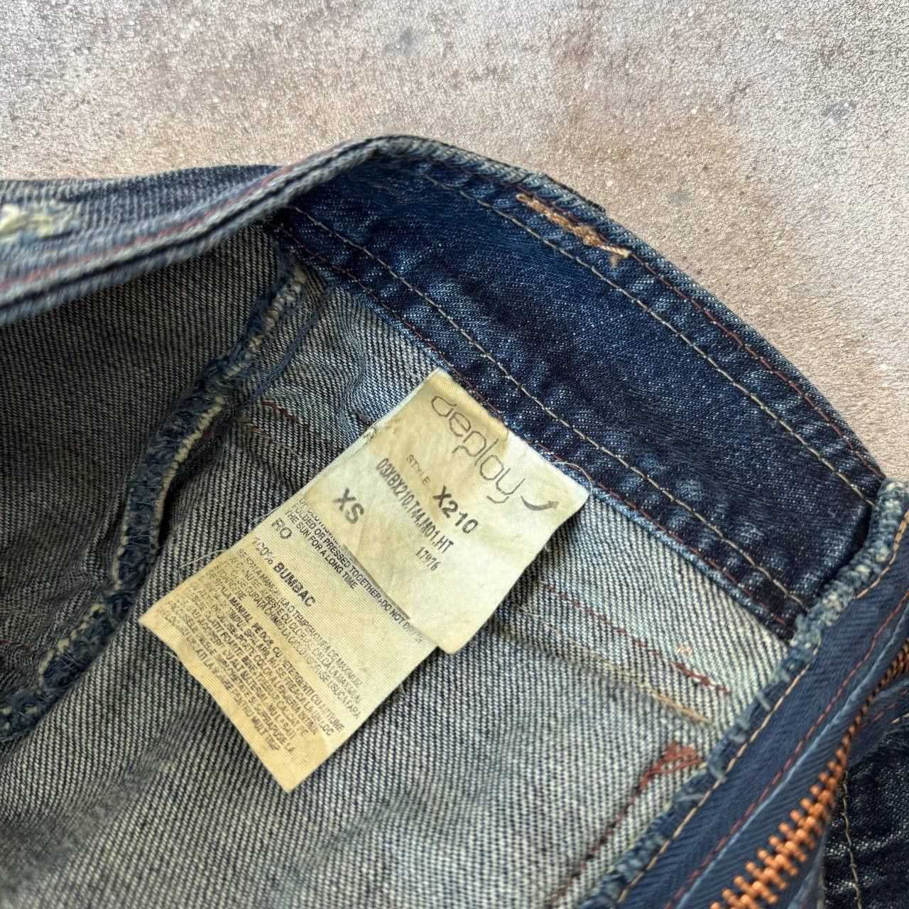 20471120 Amazing Zip Details Washed Skirt (Rick Ownes style) Size 30" / US 8 / IT 44 - 8 Thumbnail