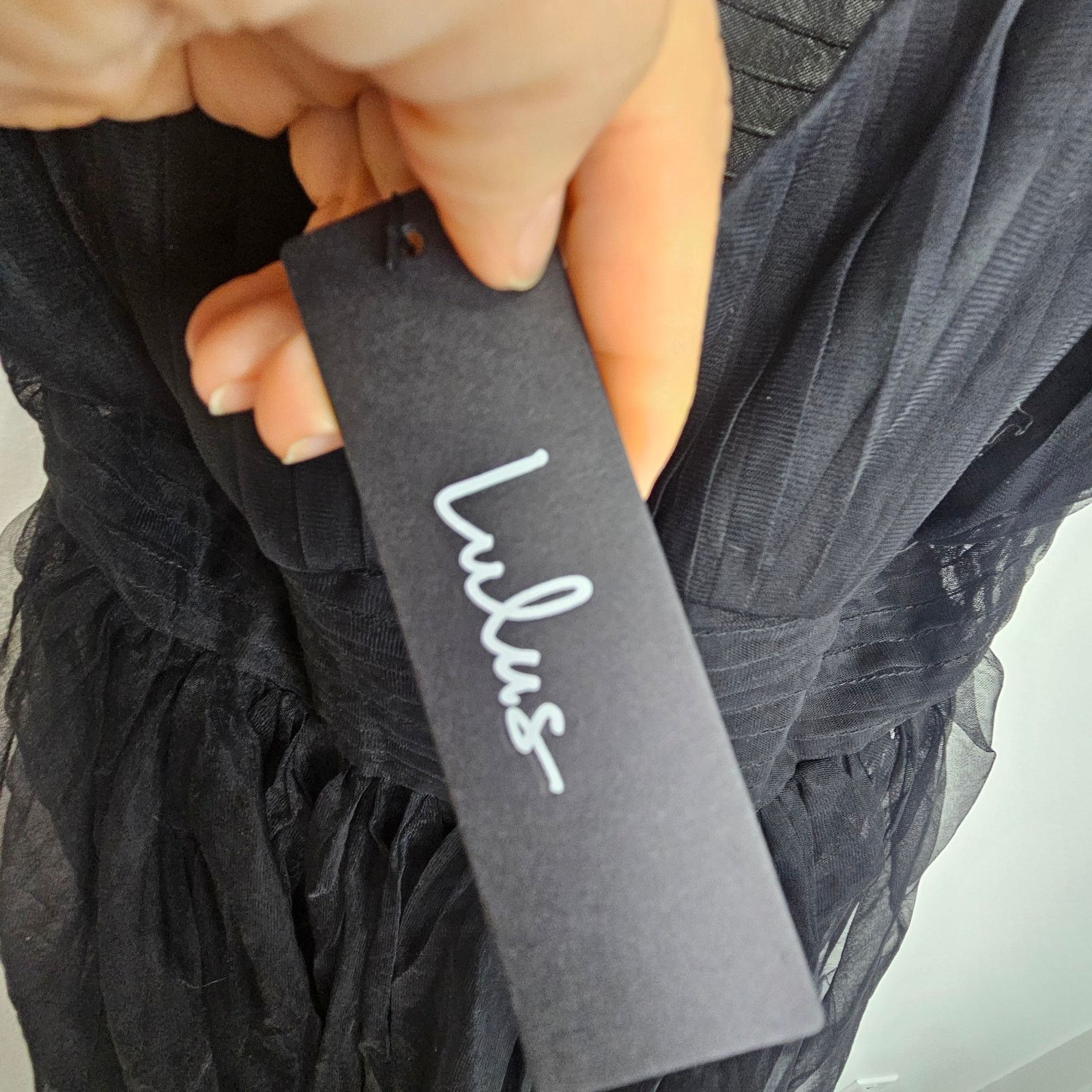 Lululemon Lulus Convincingly Graceful Tulle Bustier Maxi Dress Grunge Size L / US 10 / IT 46 - 8 Thumbnail