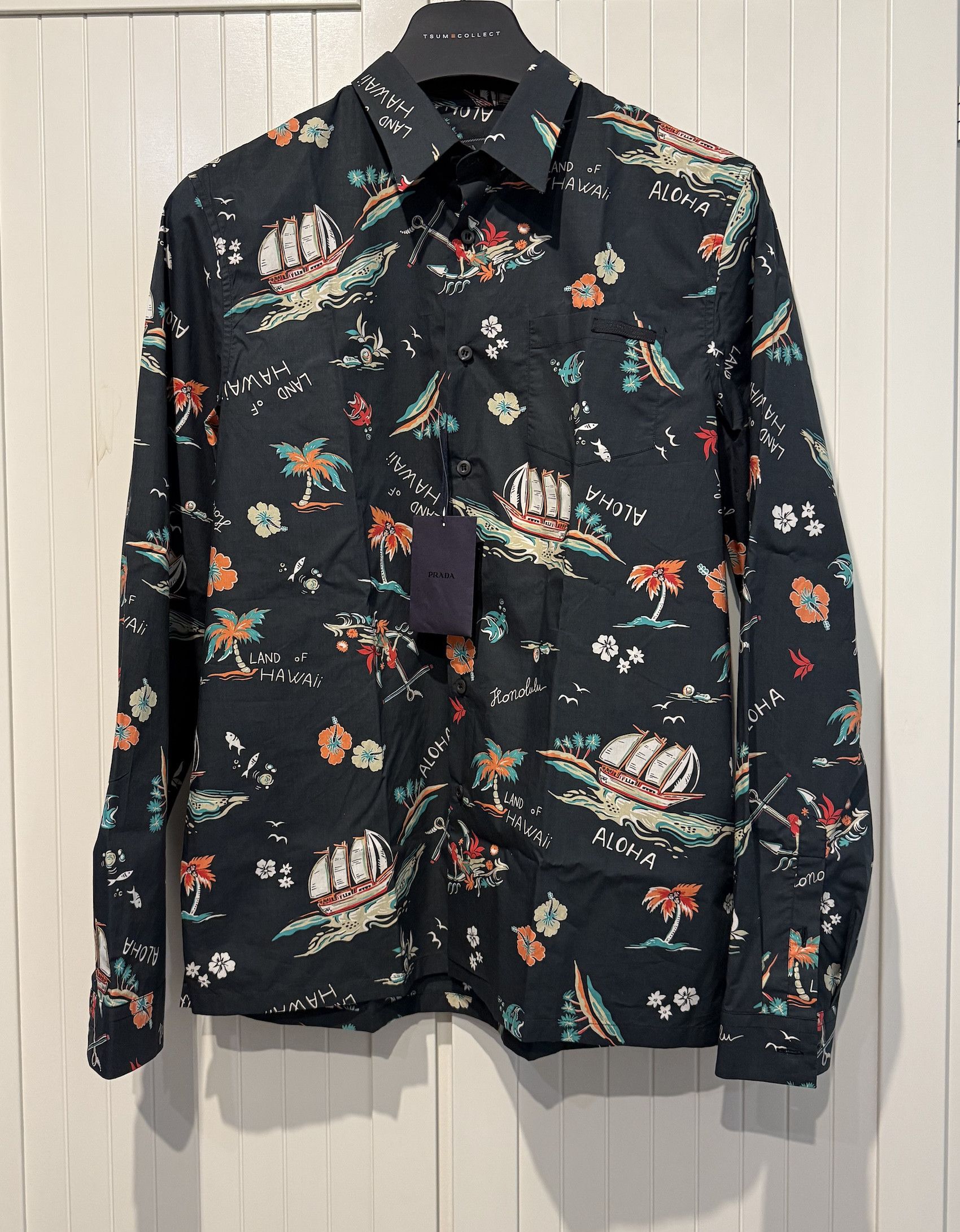 Prada SS14 Aloha shirt | Grailed