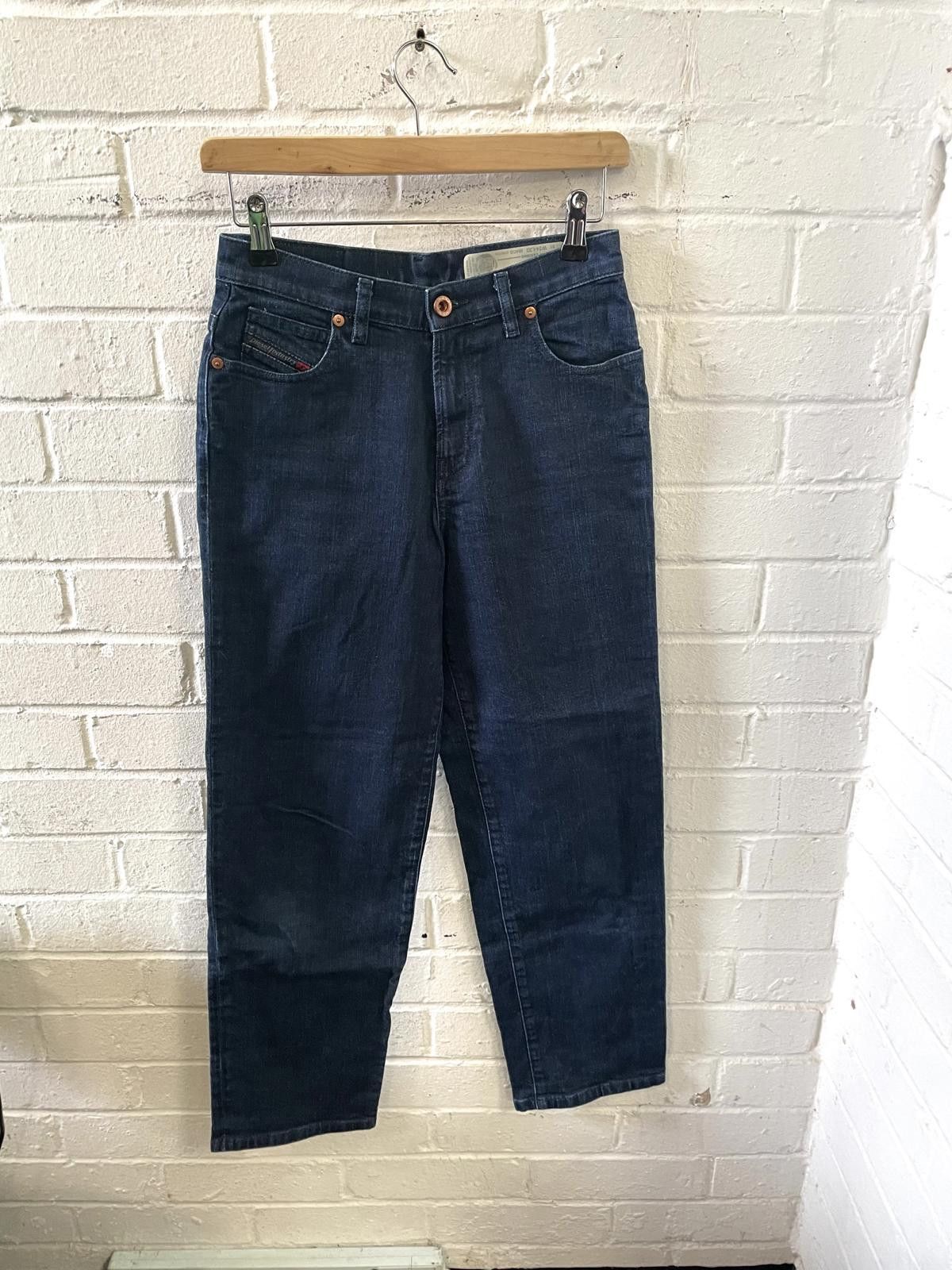 Diesel Diesel Nichah Regular Straight High Waist Jeans Size 32" / US 10 / IT 46 - 1 Thumbnail