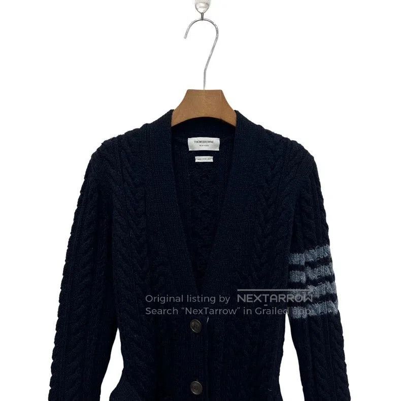 Thom Browne Thom Browne Cable Knit Cardigan. Size US XS / EU 42 / 0 - 3 Thumbnail