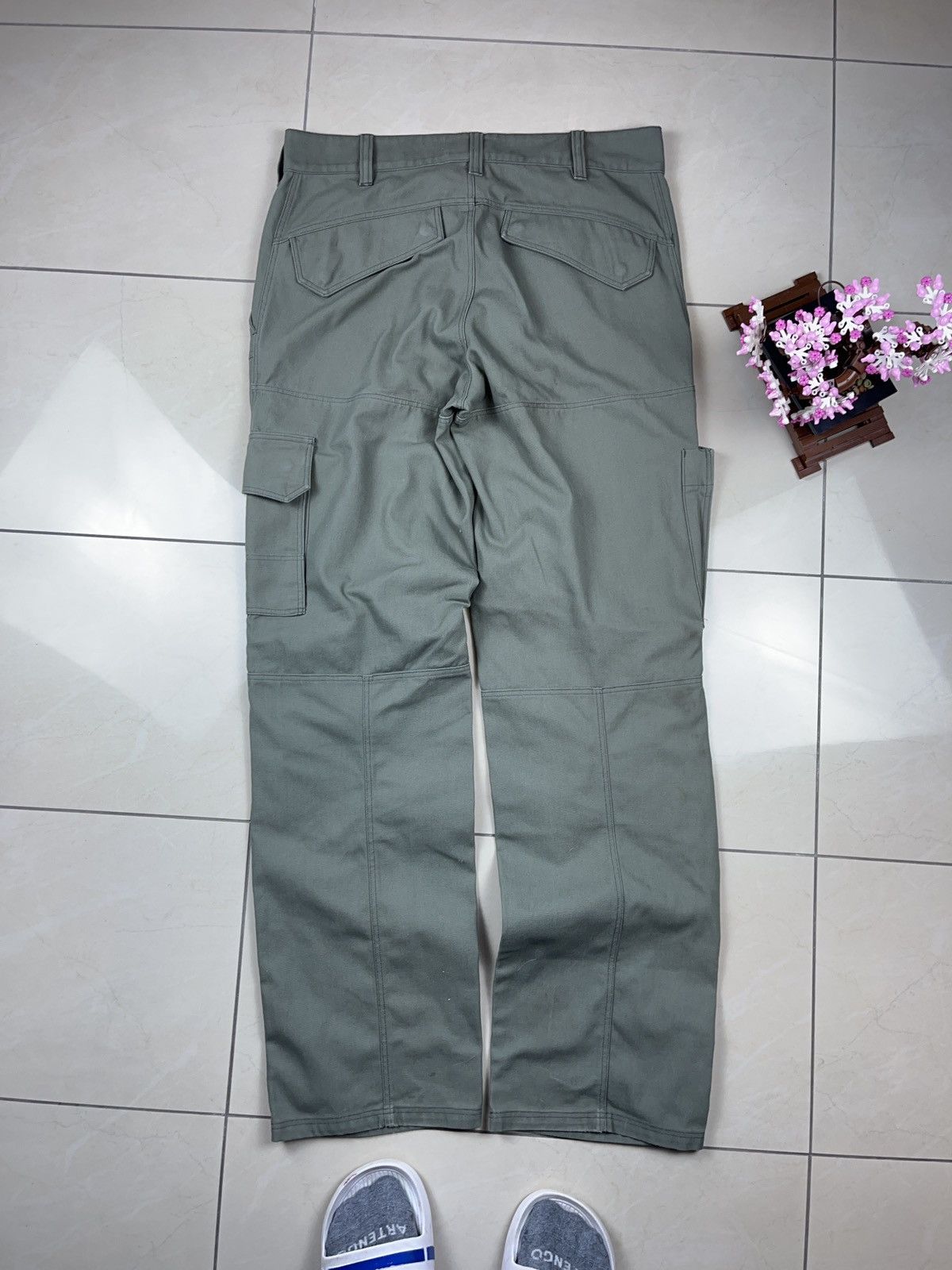 Japanese Brand × Vintage ➕ vintage made in eu double knee trousers workwear rave Size US 34 / EU 50 - 2 Thumbnail