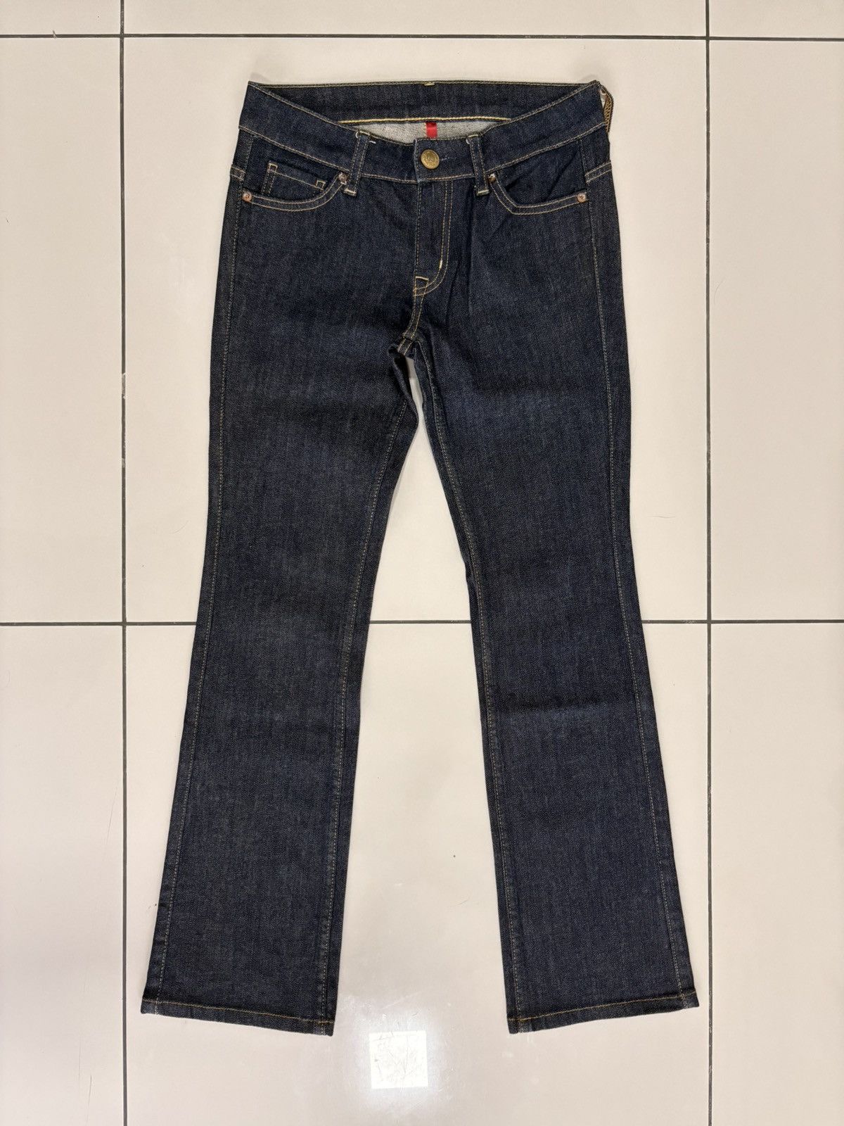 Japanese Brand Uniqlo Slimfit Bootcut Jeans Denim Size US 29 - 1 Thumbnail