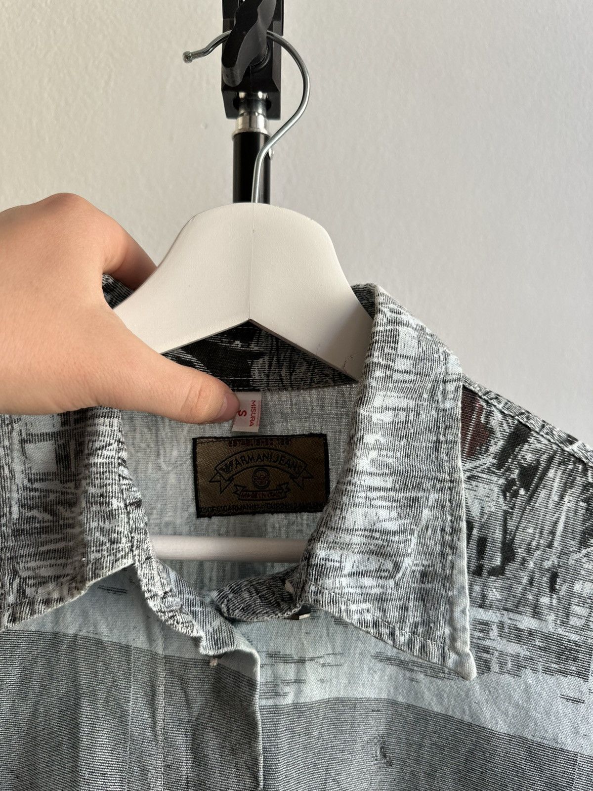 Emporio Armani Emporio Armani Vintage 80s Archive Japanese Style Crop-top Size M / US 6-8 / IT 42-44 - 5 Thumbnail