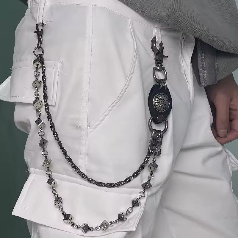 Jewelry y2000s Dice Pants Chain Size ONE SIZE - 1 Thumbnail