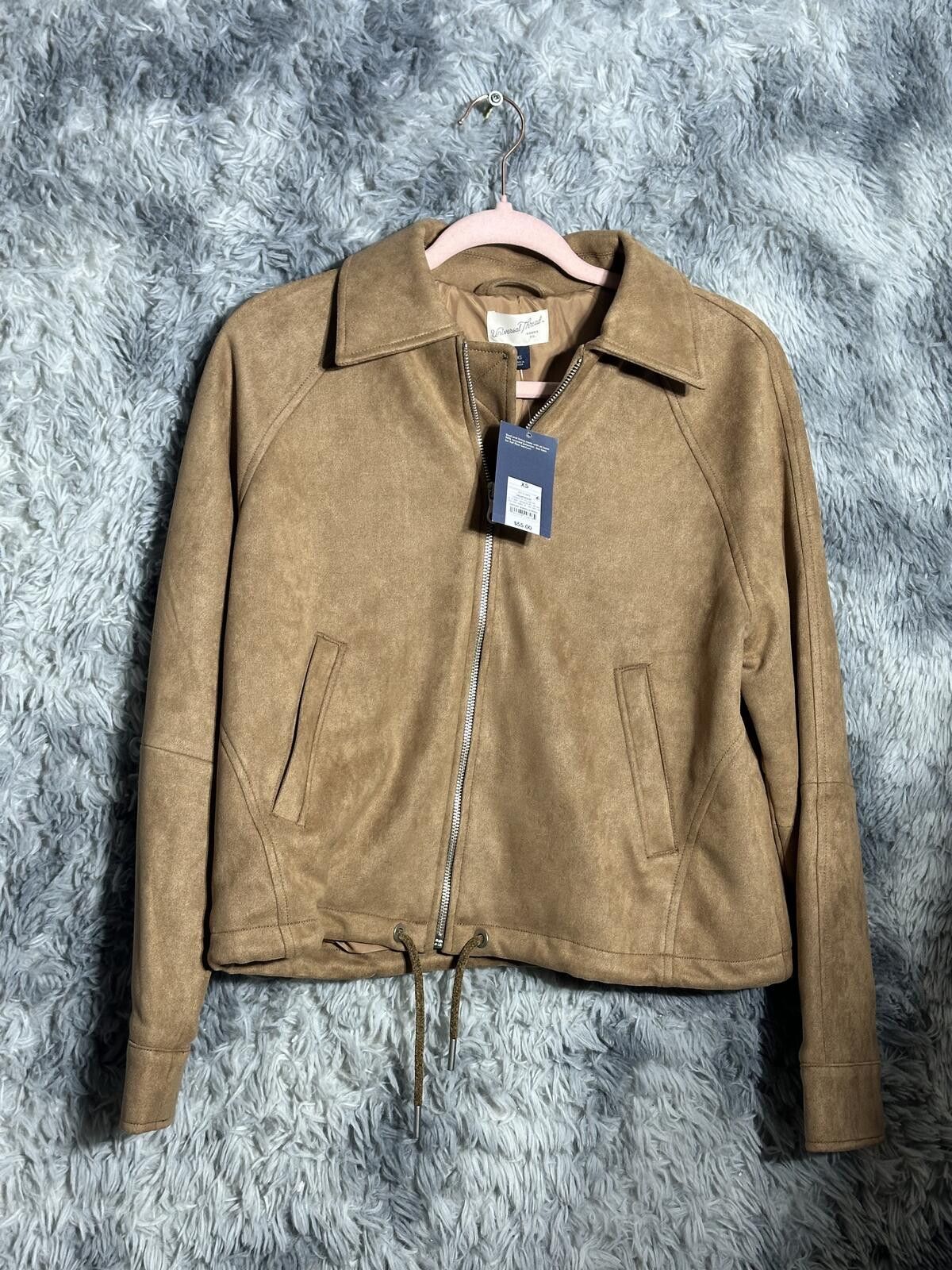 Other Universal Thread Women's Tan Faux Suede Jacket XS Size XS / US 0-2 / IT 36-38 - 1 Thumbnail