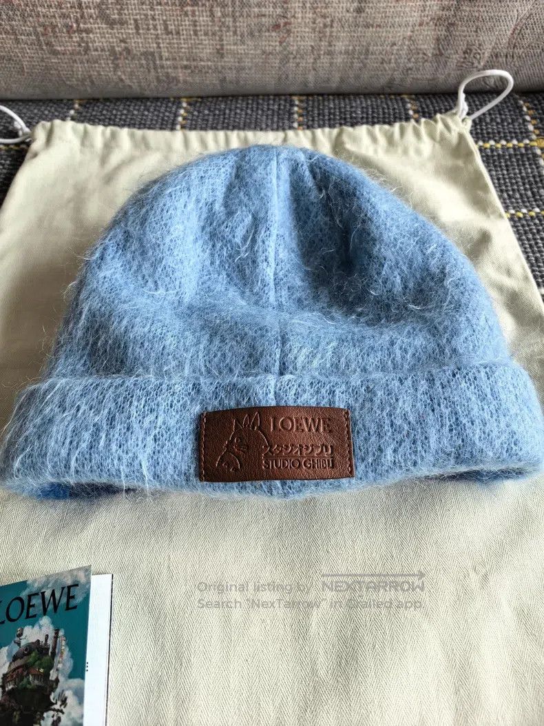 Loewe Loewe Blue Flame Wool Fleece Hat Size ONE SIZE - 2 Thumbnail