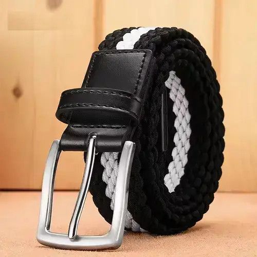 Other Stretch Canvas Leather Belts for Men Size ONE SIZE - 4 Thumbnail