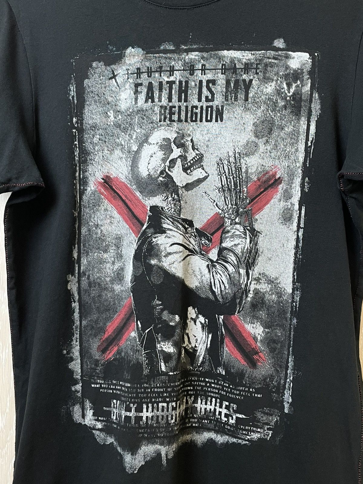 Affliction Faith is my religion MMA T-shirt Size US M / EU 48-50 / 2 - 2 Thumbnail
