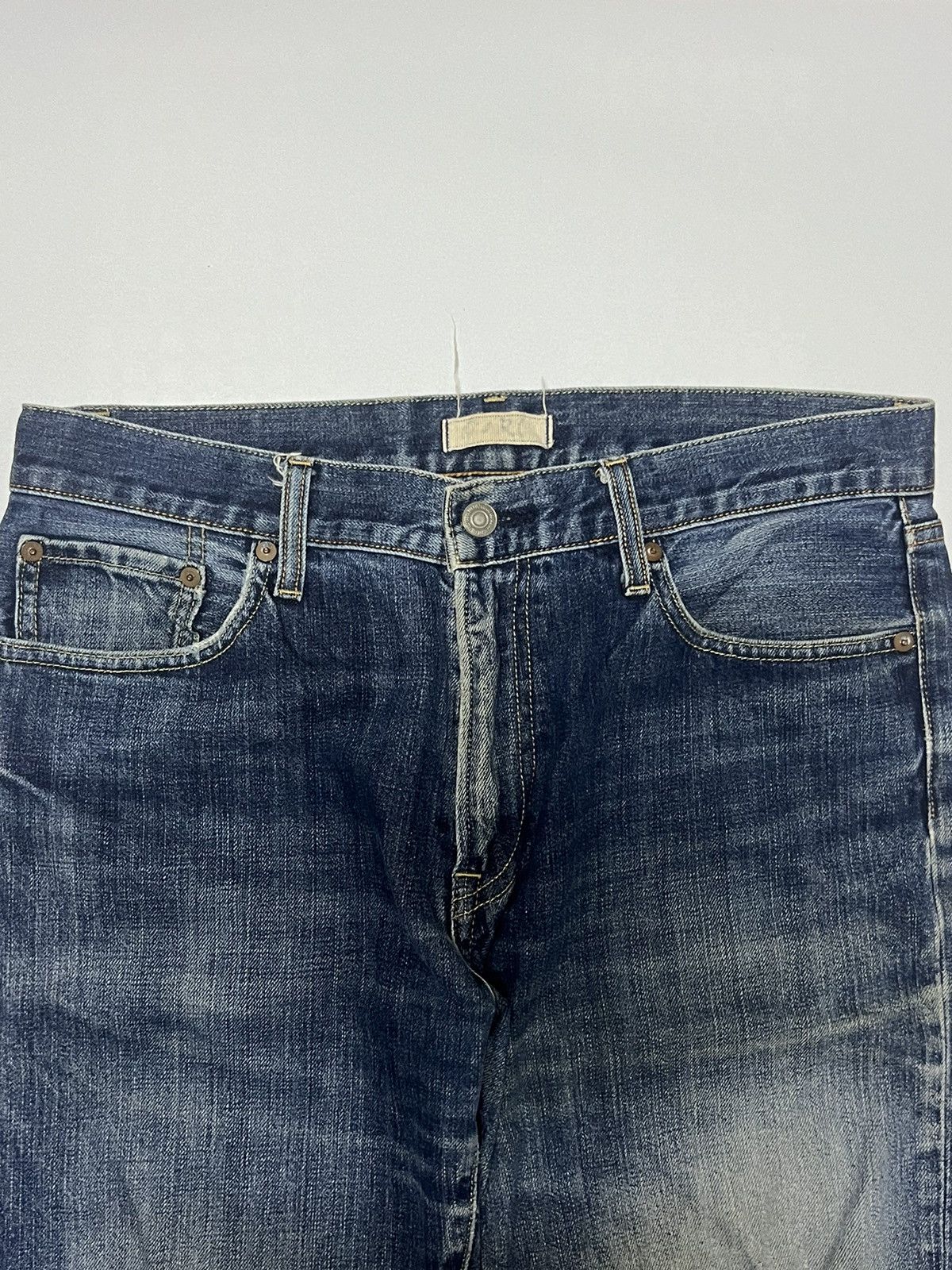 Uniqlo Vintage Uniqlo UJ Distressed Denim Size US 33 - 4 Thumbnail