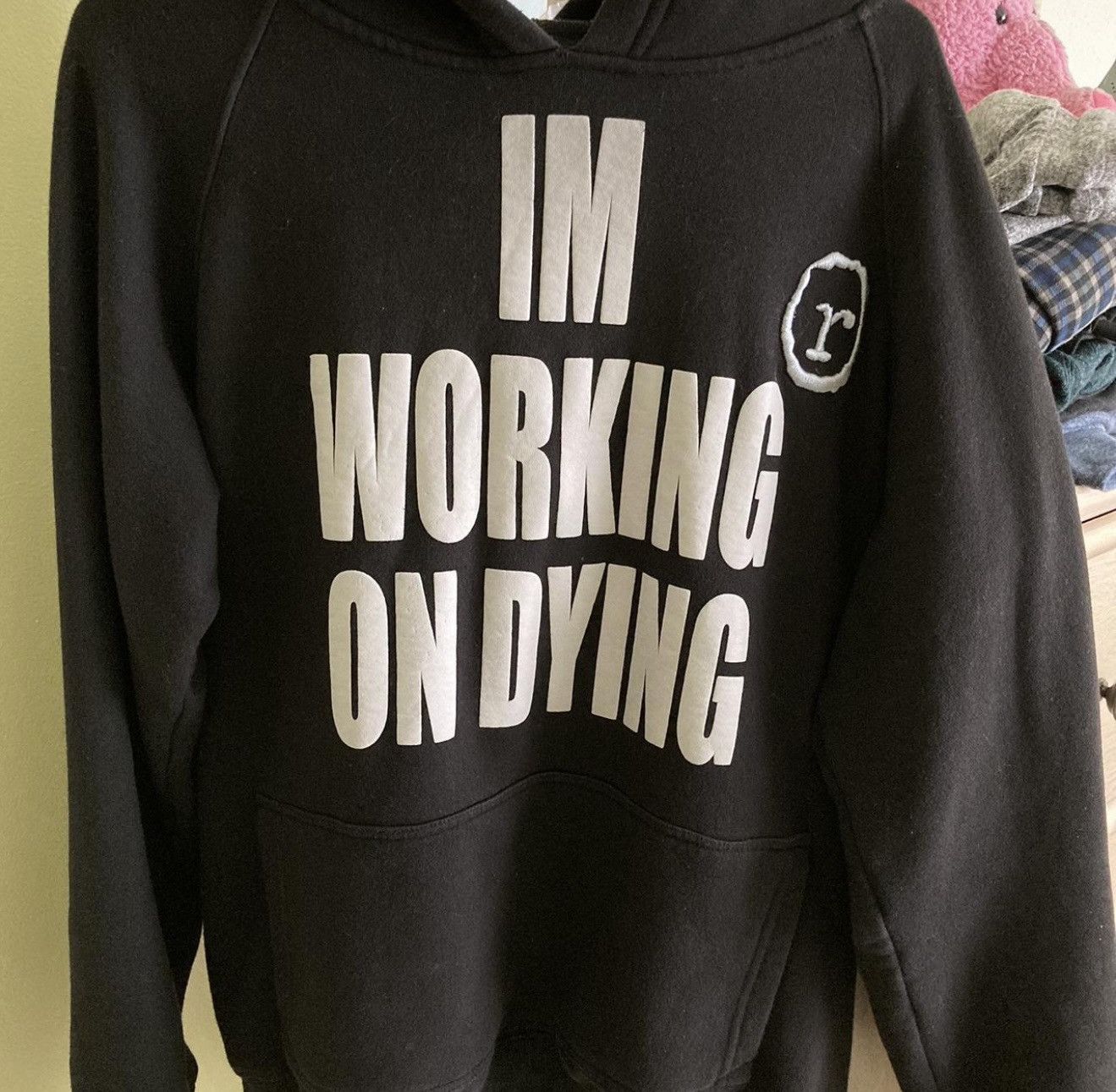 F1lthy Ware × Playboi Carti Working On Dying x Reckless Scholars hoodie Size US L / EU 52-54 / 3 - 1 Thumbnail