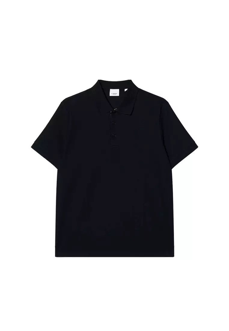 Burberry o1w1db10326 Hartford Polo Shirt in Black Size US M / EU 48-50 / 2 - 1 Thumbnail
