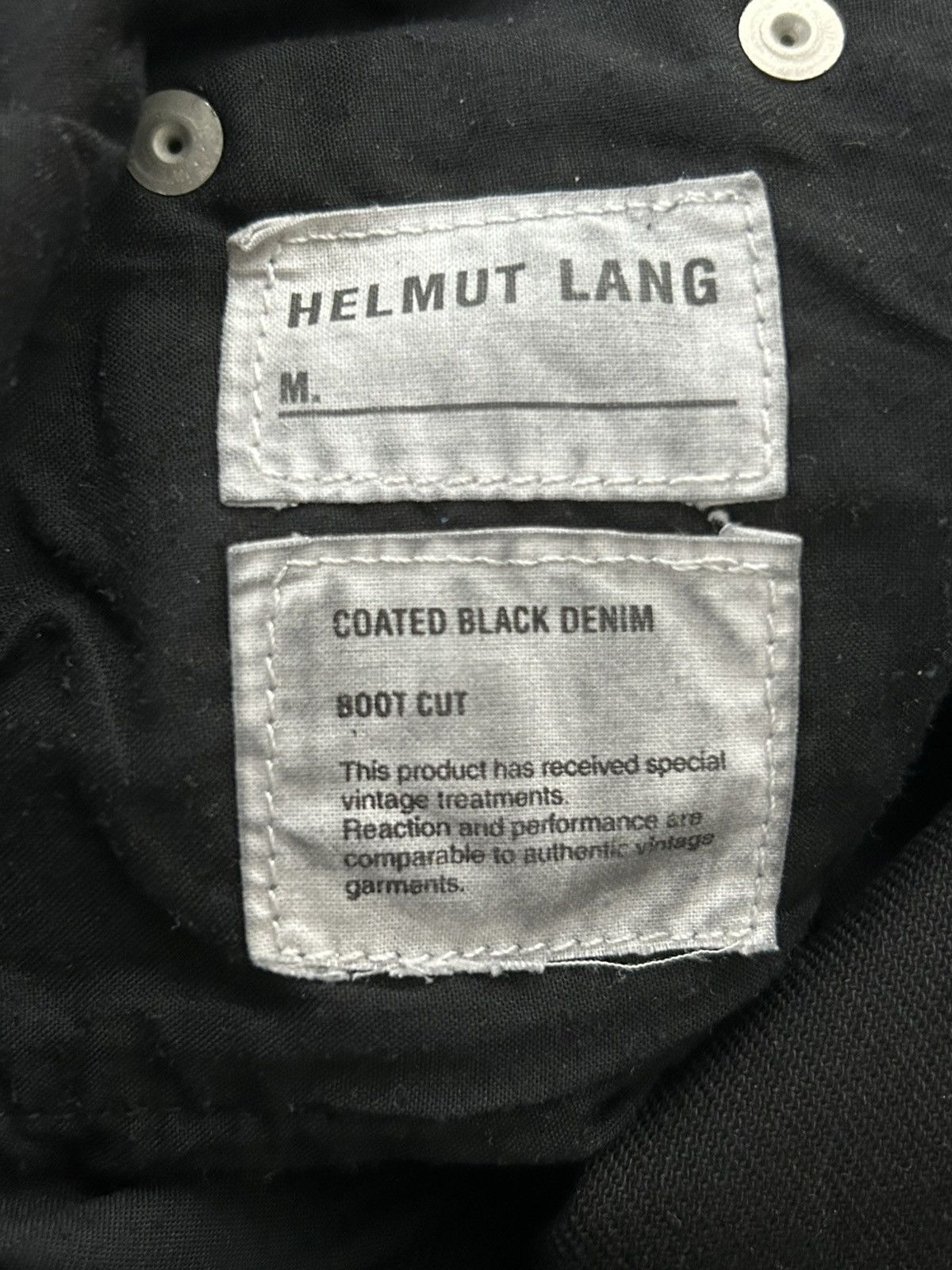 Helmut Lang Helmut Lang Wax-Coated Bootcut Jeans Size US 32 / EU 48 - 6 Thumbnail