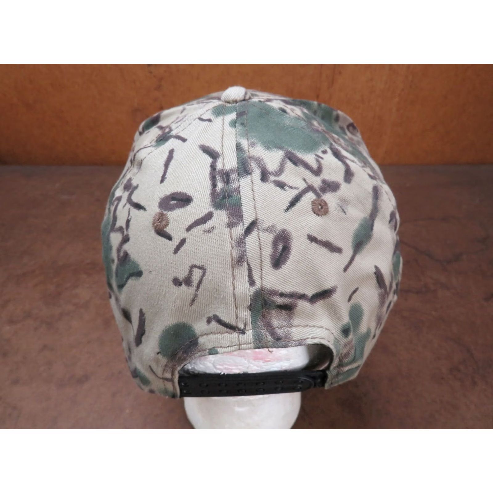 Vintage Locke Auto Parts Plus Store Camo Deer Hunting VTG Adjustable Hat Size ONE SIZE - 3 Thumbnail