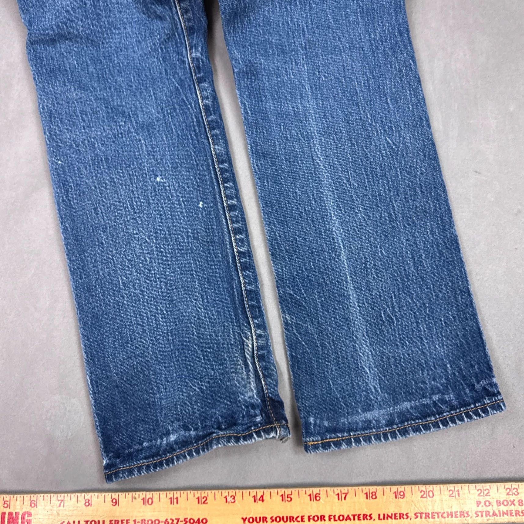 Levi's Levi's 501 Jeans Mens 33x30 Blue Pants Button Fly Work Denim Straight Regular Size US 33 - 7 Thumbnail
