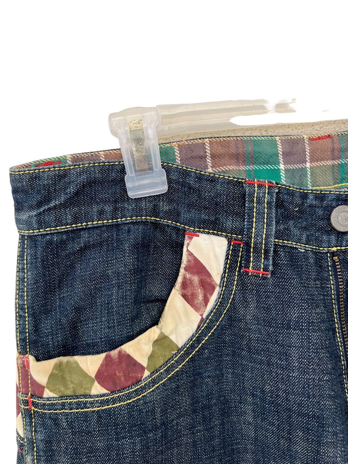 Vintage Vintage SACRIFICE Japan Union Made Hybrid Denim Jeans Size US 34 / EU 50 - 9 Thumbnail