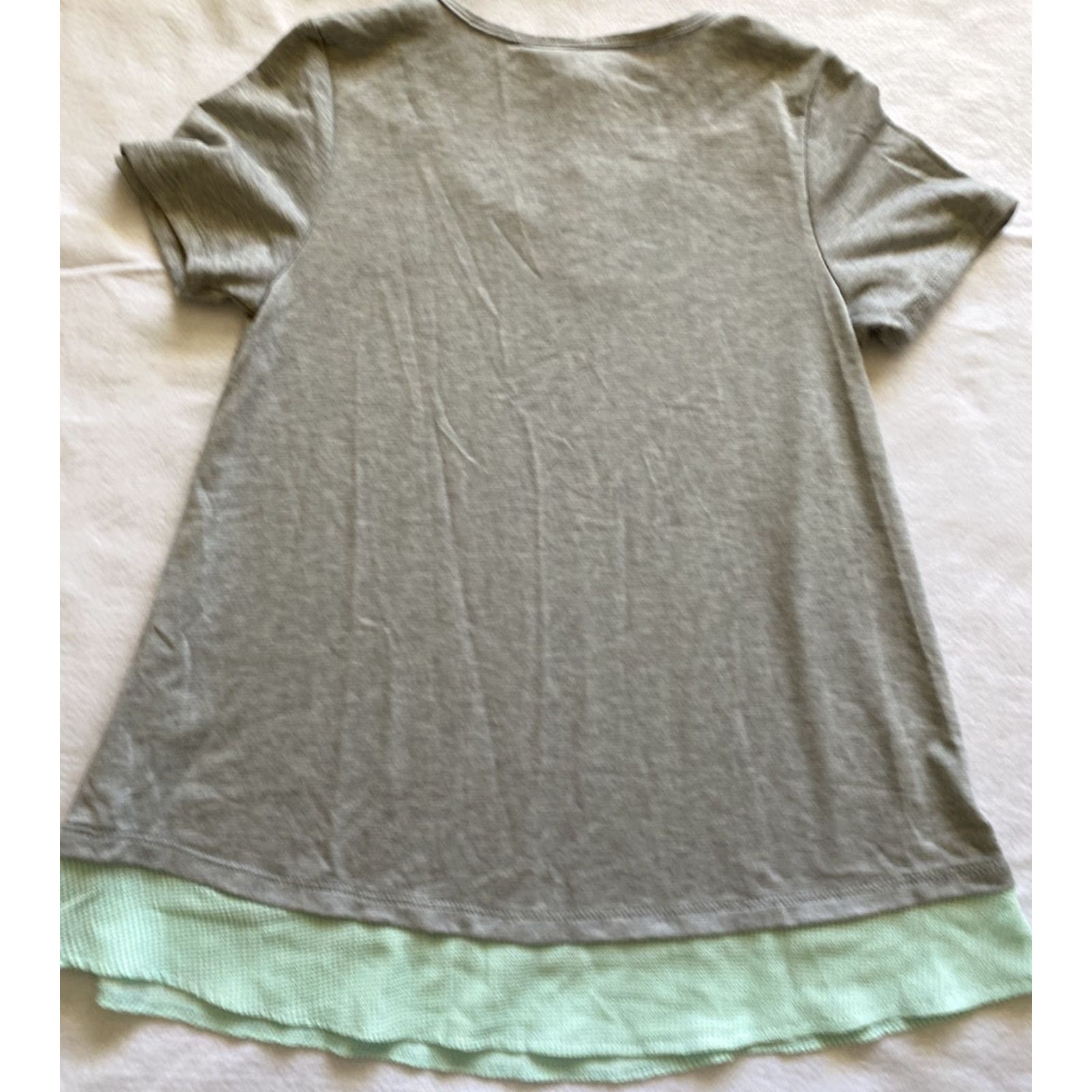 Vintage VINTAGE Weekend Love Week End Tops T-Shirt Blouse Women’s M Gray NWT/21-32 Size M / US 6-8 / IT 42-44 - 3 Thumbnail