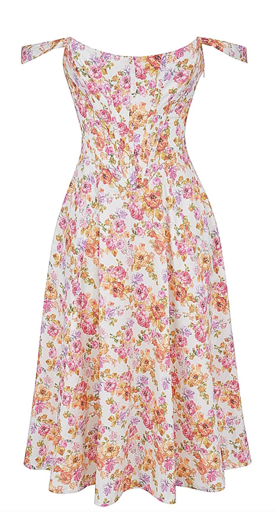 House of CB House of CB Saria Ivory Print Floral Midi Sundress size M Size M / US 6-8 / IT 42-44 - 3 Thumbnail