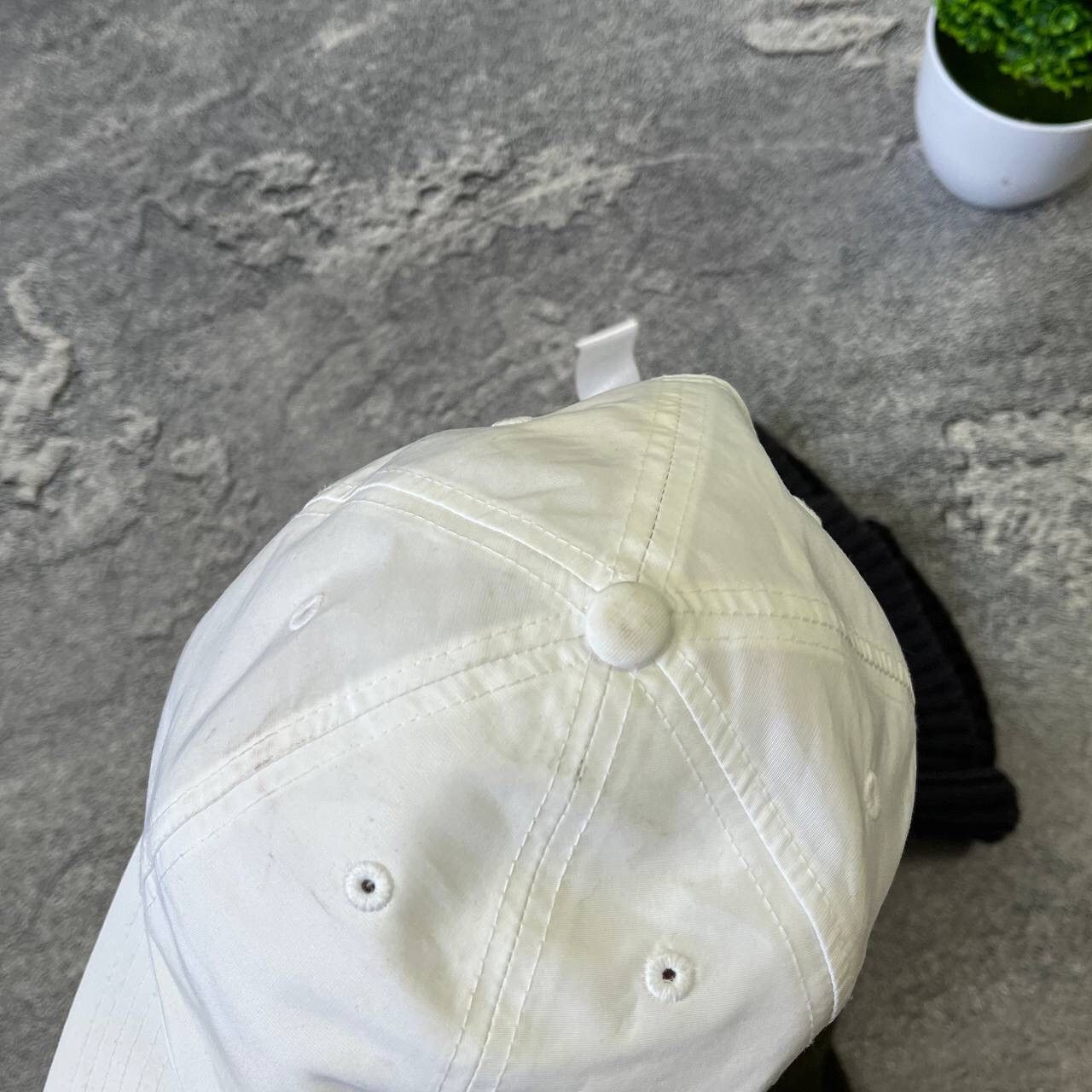 Nike White Nylon Nike Metal Swoosh Baseball Hat Cap Unisex Size ONE SIZE - 12 Thumbnail